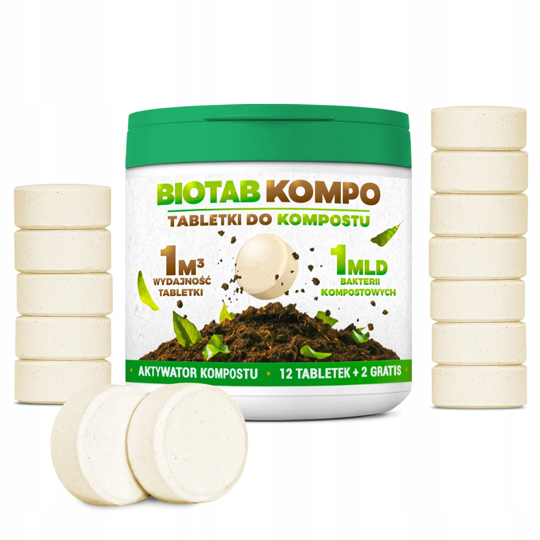BioTab KOMPO composting tablets compost activator for 14 m3 COMPOST