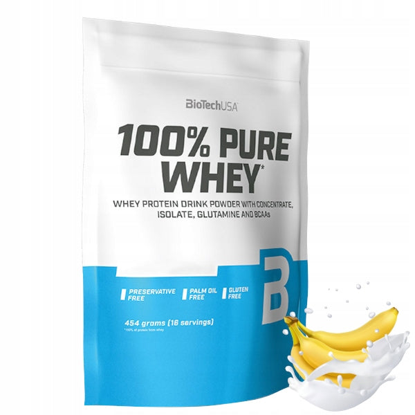 BioTech 100% Pure Whey 400 g banana Expiration date at least 3 months from the date of purchase