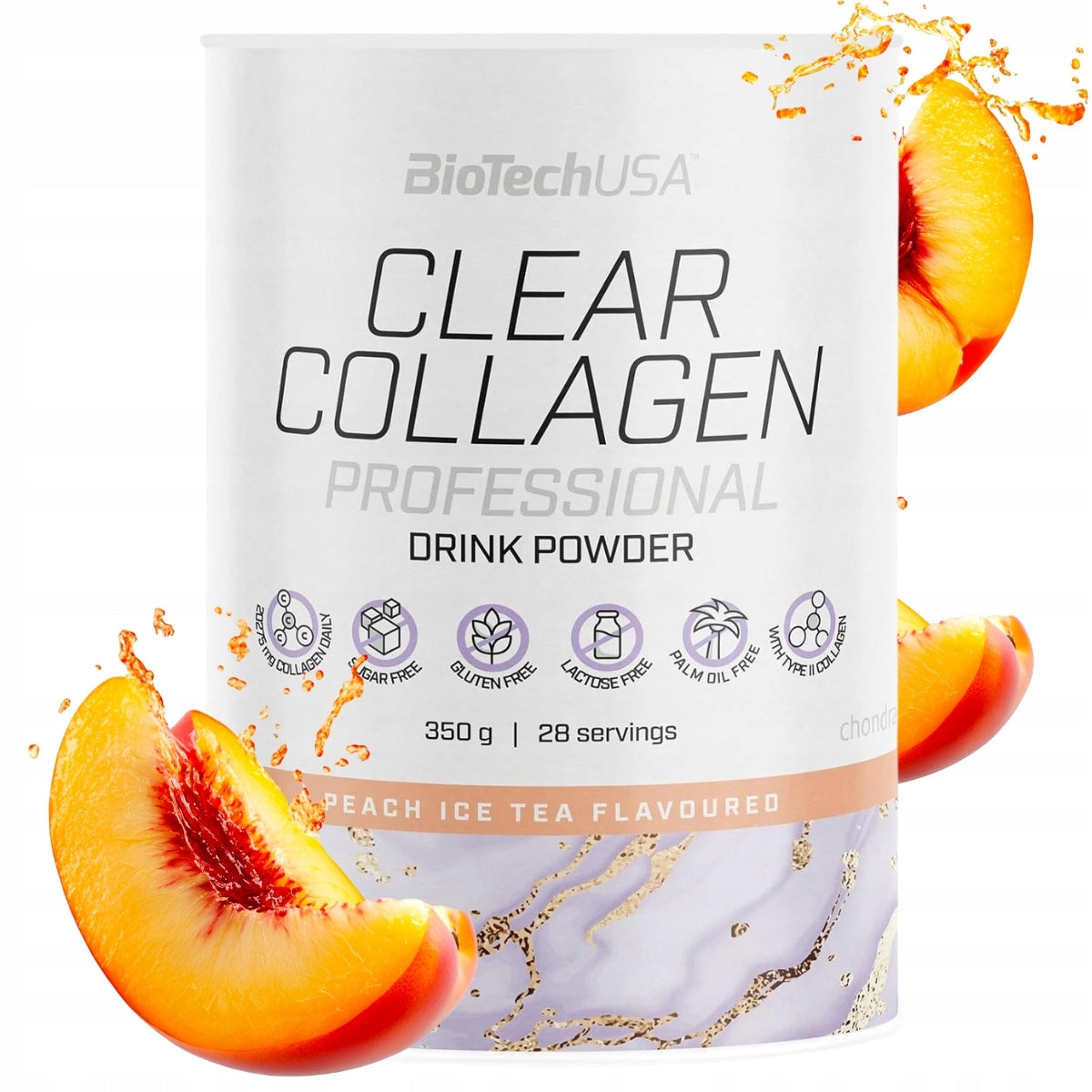 BioTech Clear Collagen Professional 350g Peach HYDROLYZATE COLLAGEN