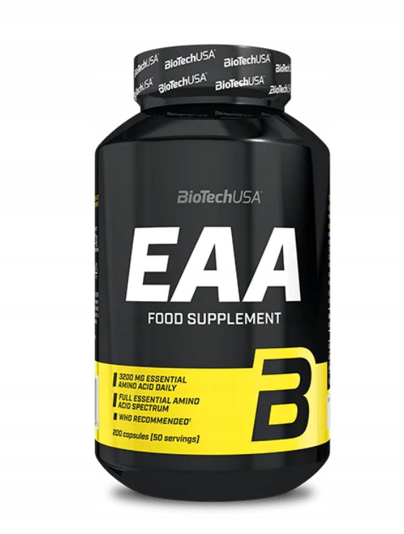 BioTech EAA 200 caps. Amino acids Muscle Strength Energy EAA Training Gym