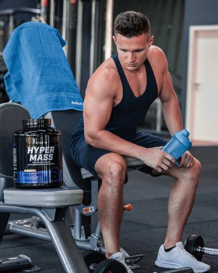 BioTech Hyper Mass 2270g Strawberry Mass Gainer Protein Muscle Conditioner Strength Expiration date at least 1 year from the date of purchase
