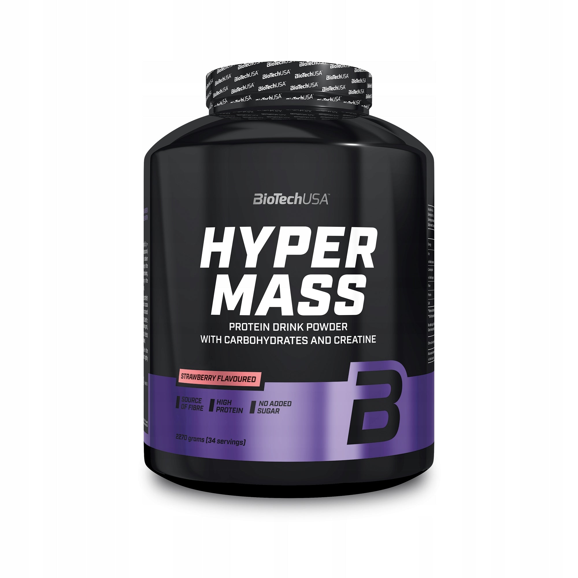 BioTech Hyper Mass 2270g Strawberry Mass Gainer Protein Muscle Conditioner Strength