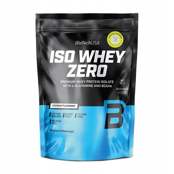 BioTech Iso Whey Zero 454g Coconut Isolate Protein Conditioner Protein WPI Mass