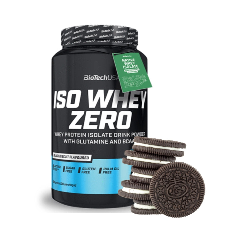 BioTech Iso Whey Zero Protein 908g Black Biscuit Brand BioTechUSA