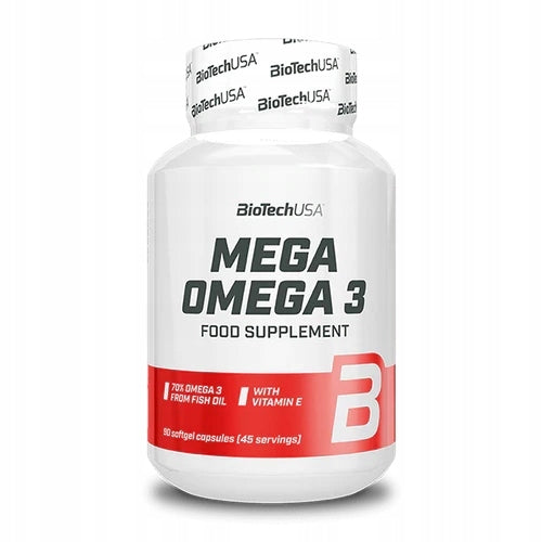 BioTech MEGA OMEGA 3 immunity healthy bones 90caps