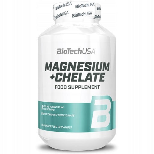 BioTech Magnesium + Chelate magnesium cramps 60 kaps
