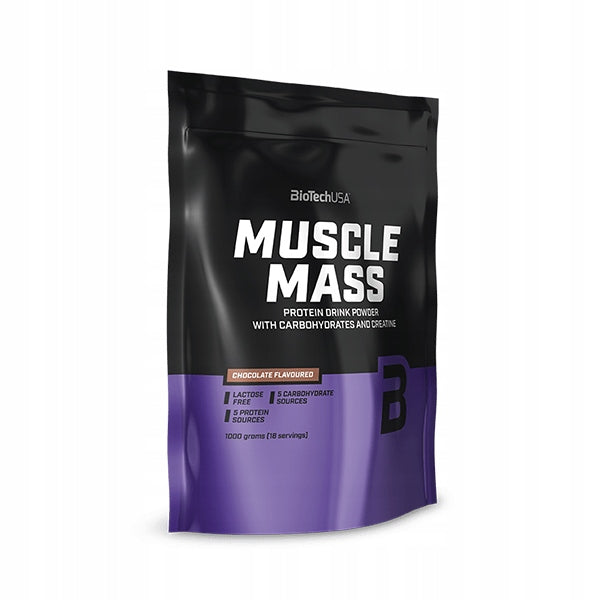 BioTech Muscle Mass 1000 g chocolate