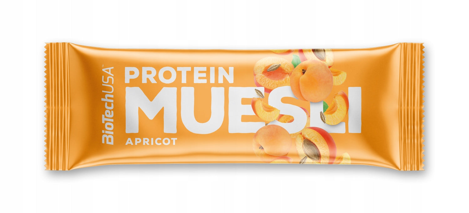 BioTech Protein Muesli Protein Bar 30g peach