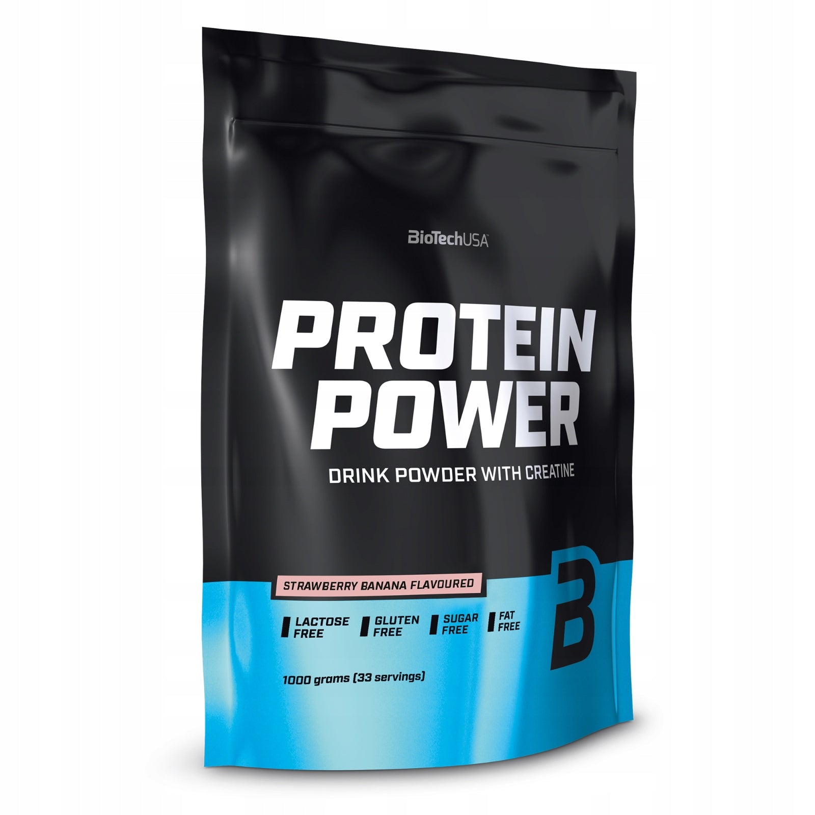 BioTech Protein Power 1000g Cocktail Protein Conditioner Strawberry Banana