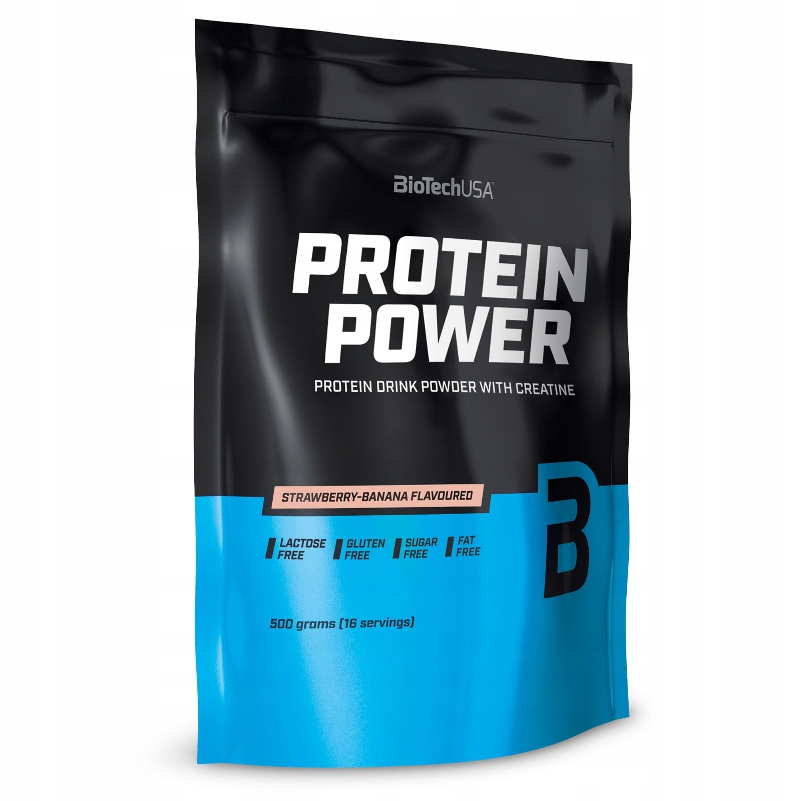 BioTech Protein Power 500g Strawberry Banana Protein Conditioner Weight Protein