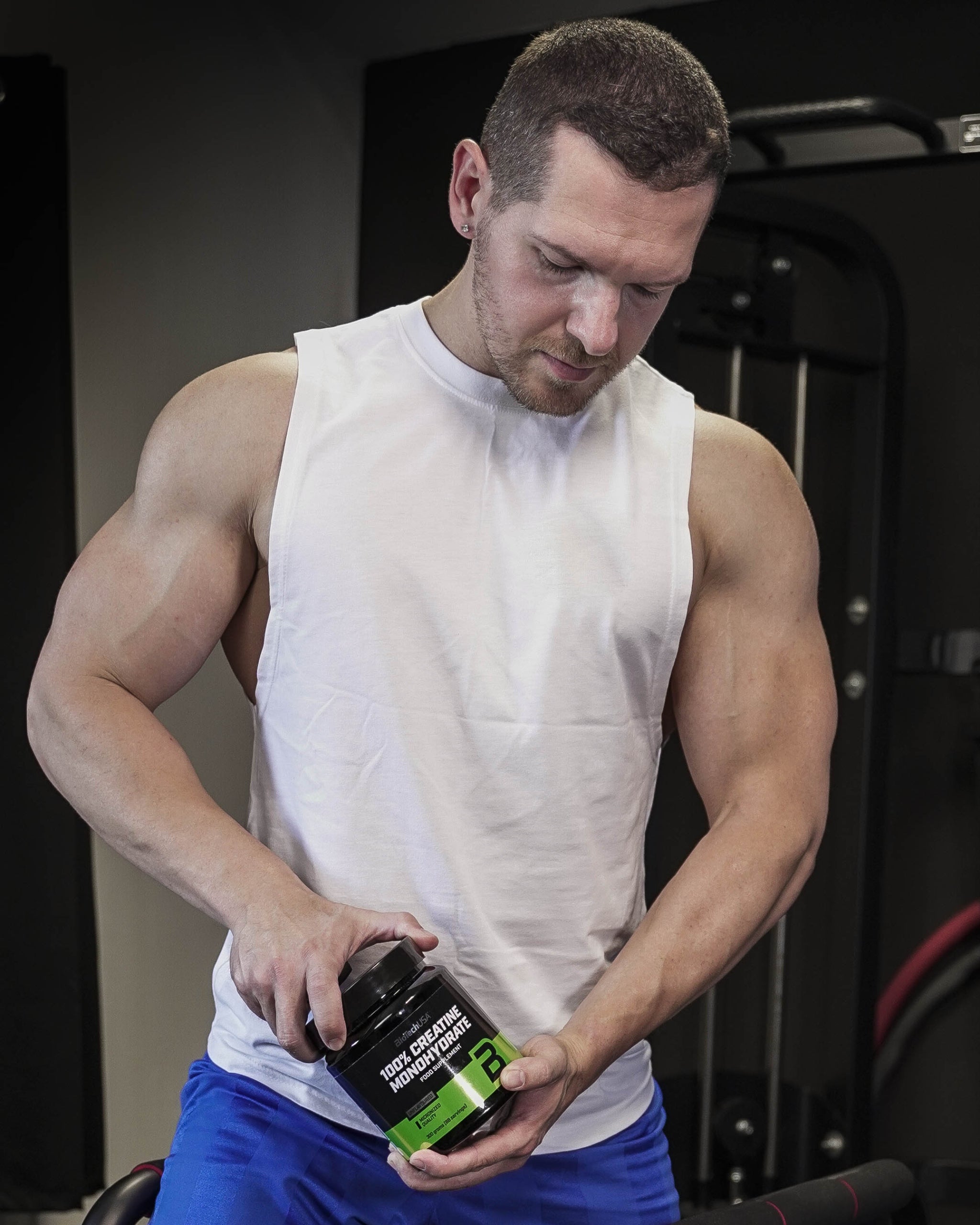 BioTech USA 100% Creatine Monohydrate 500g STRONG Natural Creatine Monohyde Brand BioTechUSA