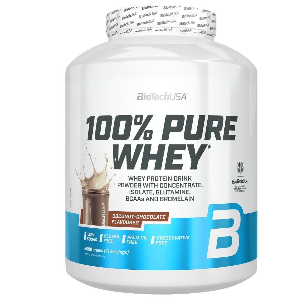 BioTech USA 100% Pure Whey 2000g coconut-chocolate flavoured