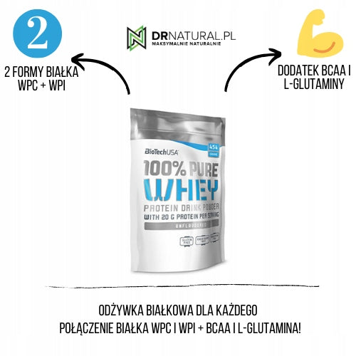 BioTech USA - 100% Pure Whey - 400 g Chocolate Expiration date at least six months from the date of purchase