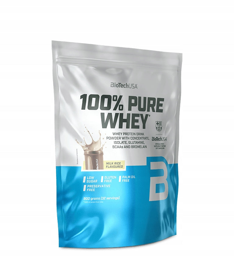 BioTech USA 100% Pure Whey 900 g Rice in Milk