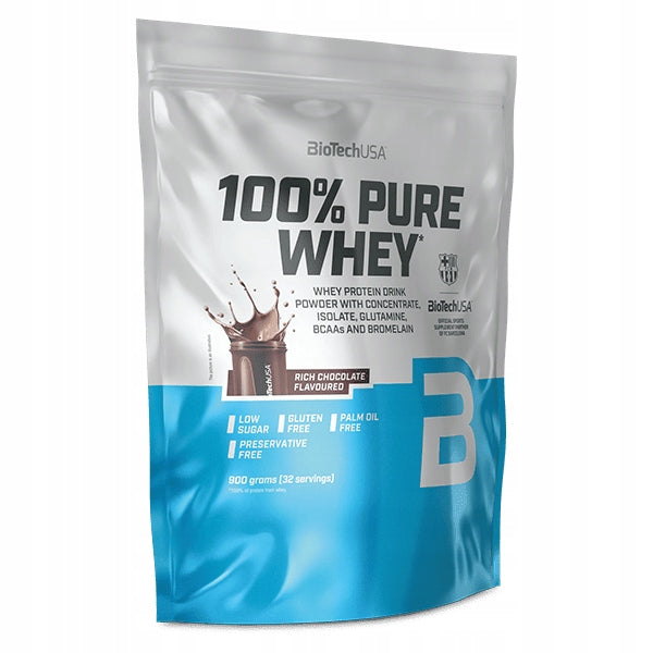 BioTech USA 100% Pure Whey 900g Rich Chocolate