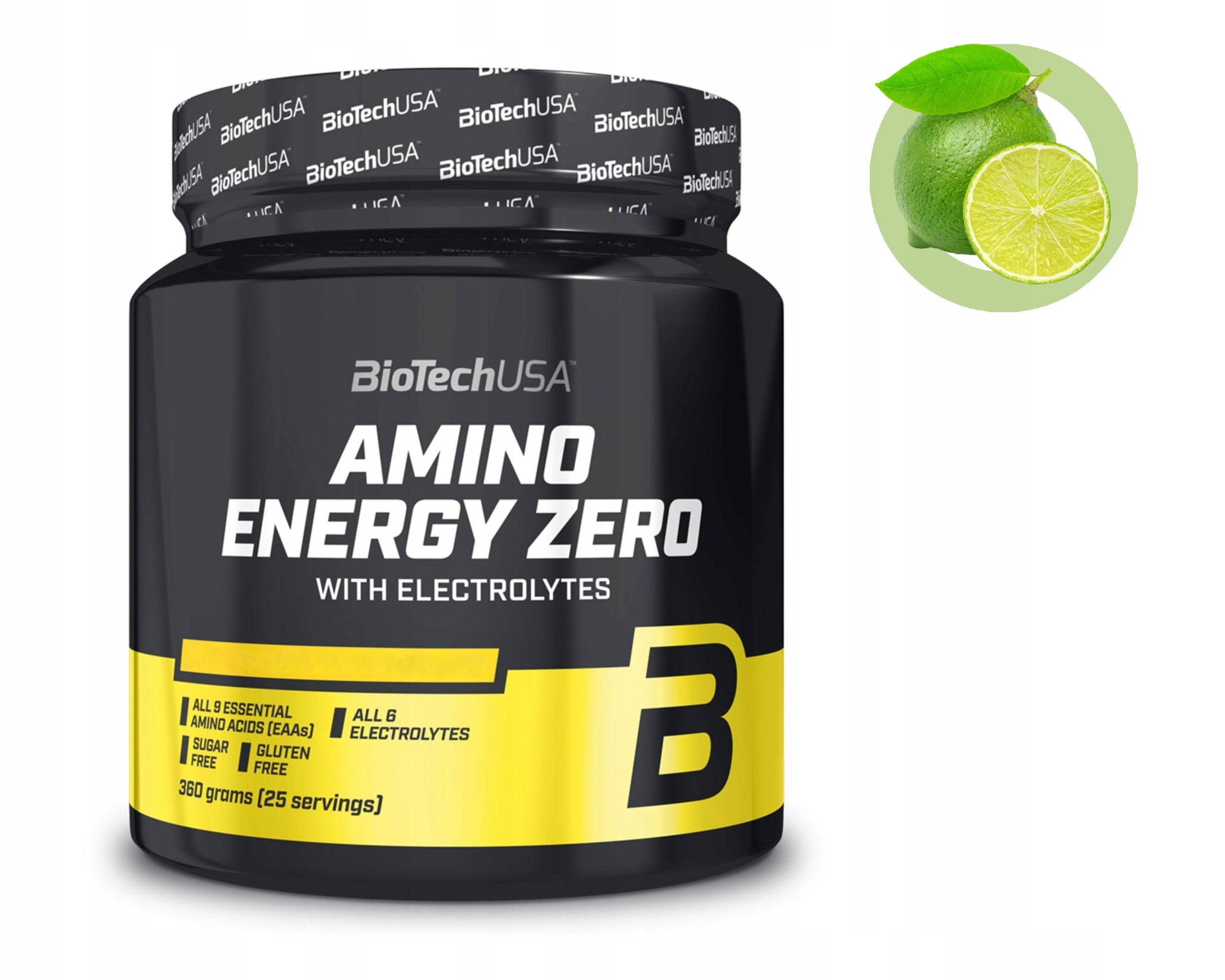 BioTech USA Amino Energy zero with electrolytes 360g Packaging status original