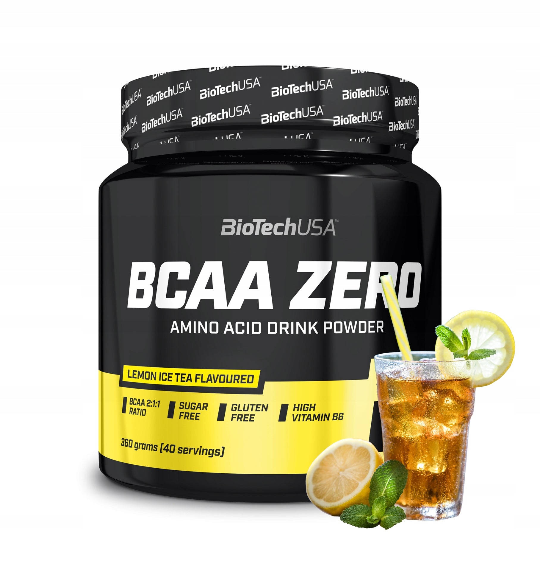 BioTech USA BCAA ZERO 360 g amino acids amino lemon flavor lemon ice tee Expiration date at least 3 months from the date of purchase