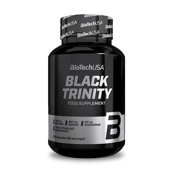 BioTech USA Black Trinity 120caps caffeine taurine synephrine caffeine
