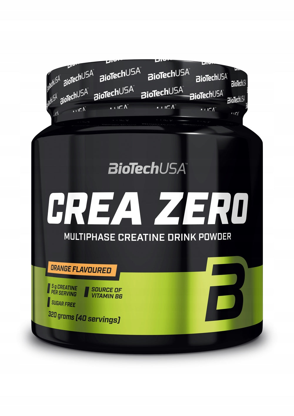 BioTech USA Crea Zero Creatine BCAA 320g Orange Expiration date at least 3 months from the date of purchase