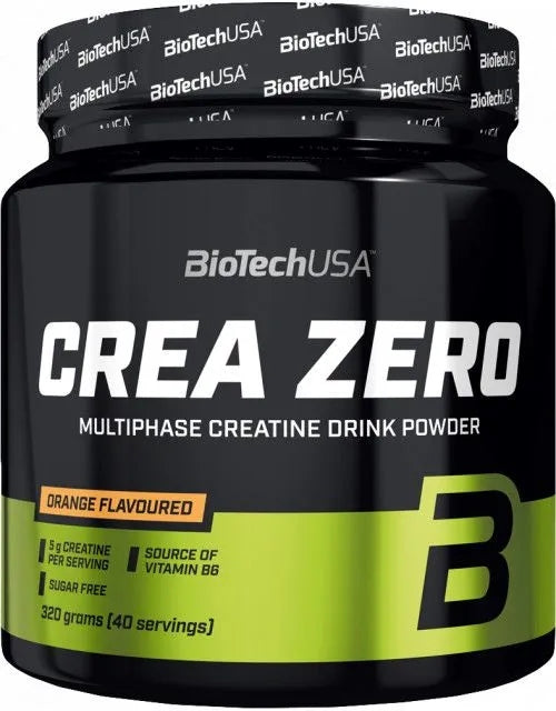 BioTech USA Crea Zero Creatine BCAA 320g Orange