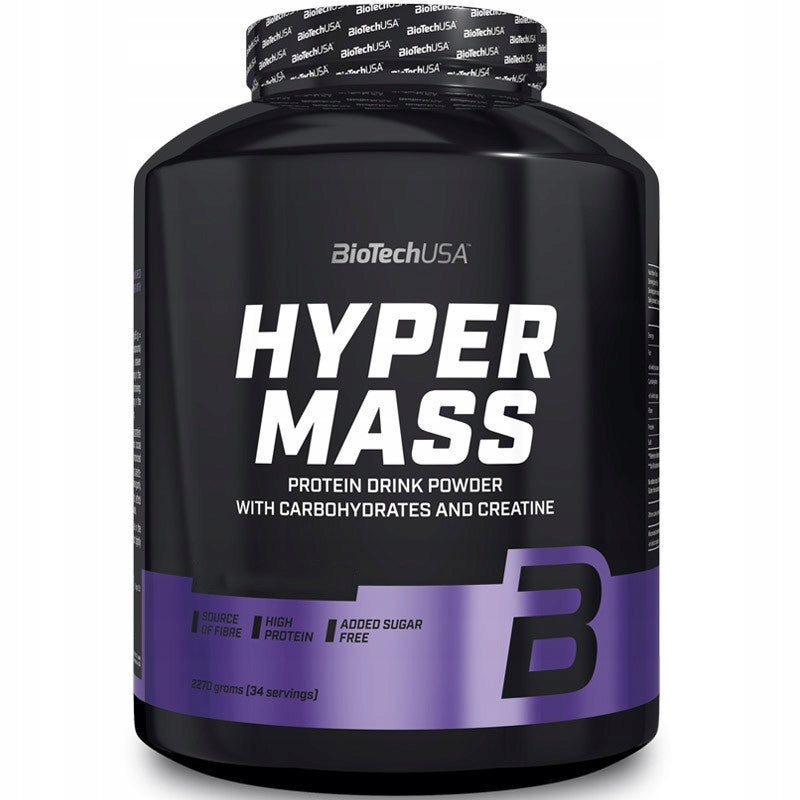 BioTech USA Hyper Mass gainer protein WPC creatine 2,27kg Vanilla Brand BioTechUSA