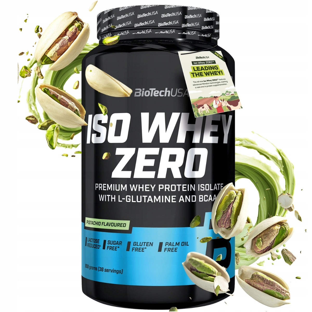 BioTech USA | ISO Whey Zero | Protein Isolate | Pistachio| WPI | 908g Expiration date at least 1 year from the date of purchase