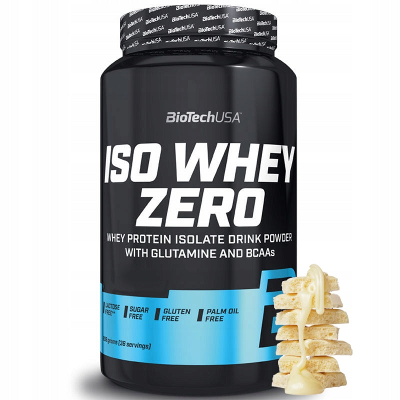 BioTech USA Iso Whey Zero whey isolate WPI 908g White Chocolate