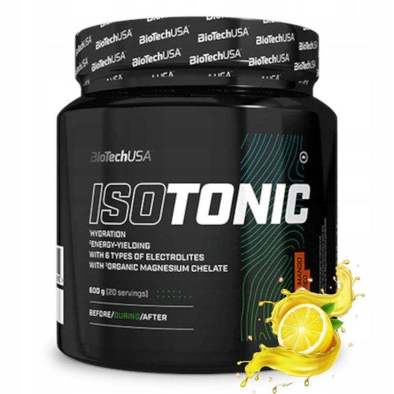 BioTech USA IsoTonic 600 g lemon ice tea flavour