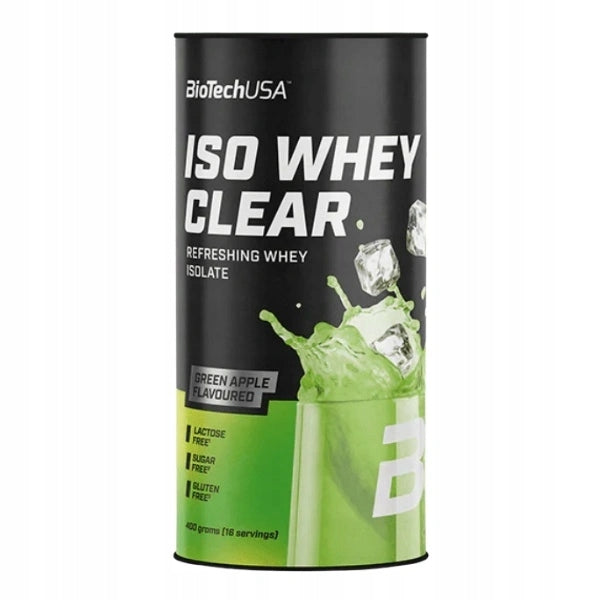 BioTech USA Isolate Iso Whey Clear 400g Apple Flavour Conditioner isolate WPI