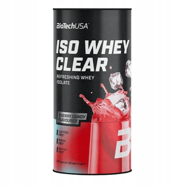 BioTech USA Isolate Iso Whey Clear 400g Cherry Flavour Conditioner isolate WPI
