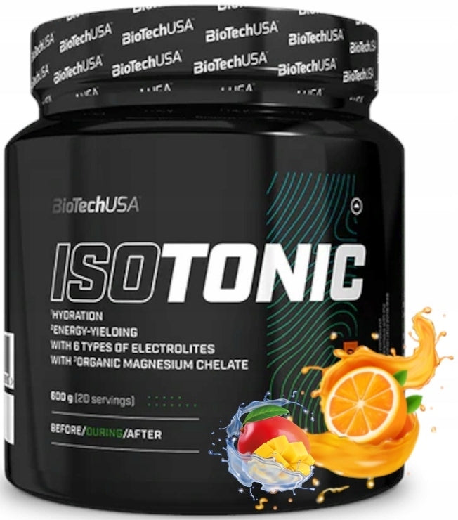 BioTechUSA IsoTonic 600g Orange Mango Carbohydrate Isotonic