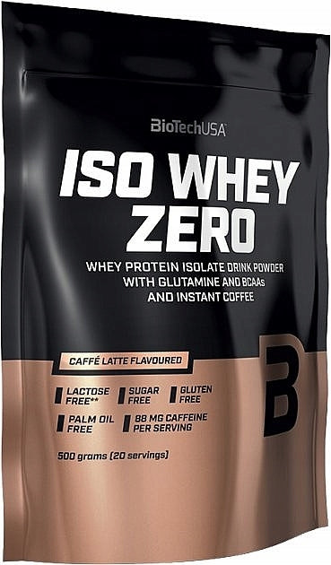 BioTechUSA Isolate Protein Iso Whey Zero 454g CAFFE LATTE