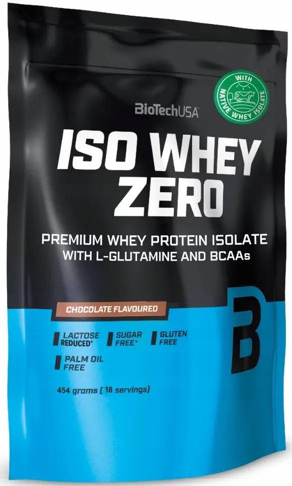 BioTechUSA Isolate Protein Iso Whey Zero 454g CHOCOLATE