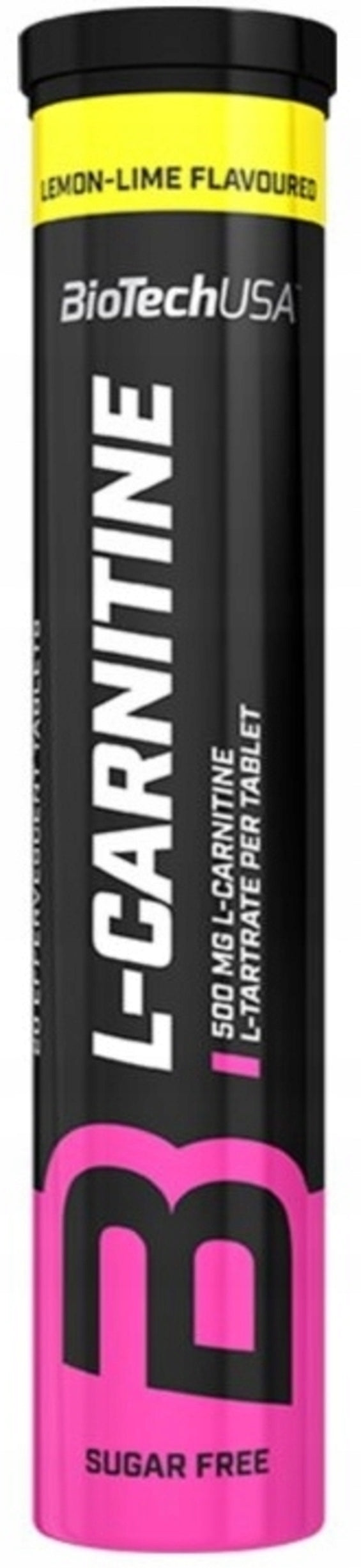 BioTechUSA L-Carnitine Effervescent 20tabl LEMON Burning Fat Energi