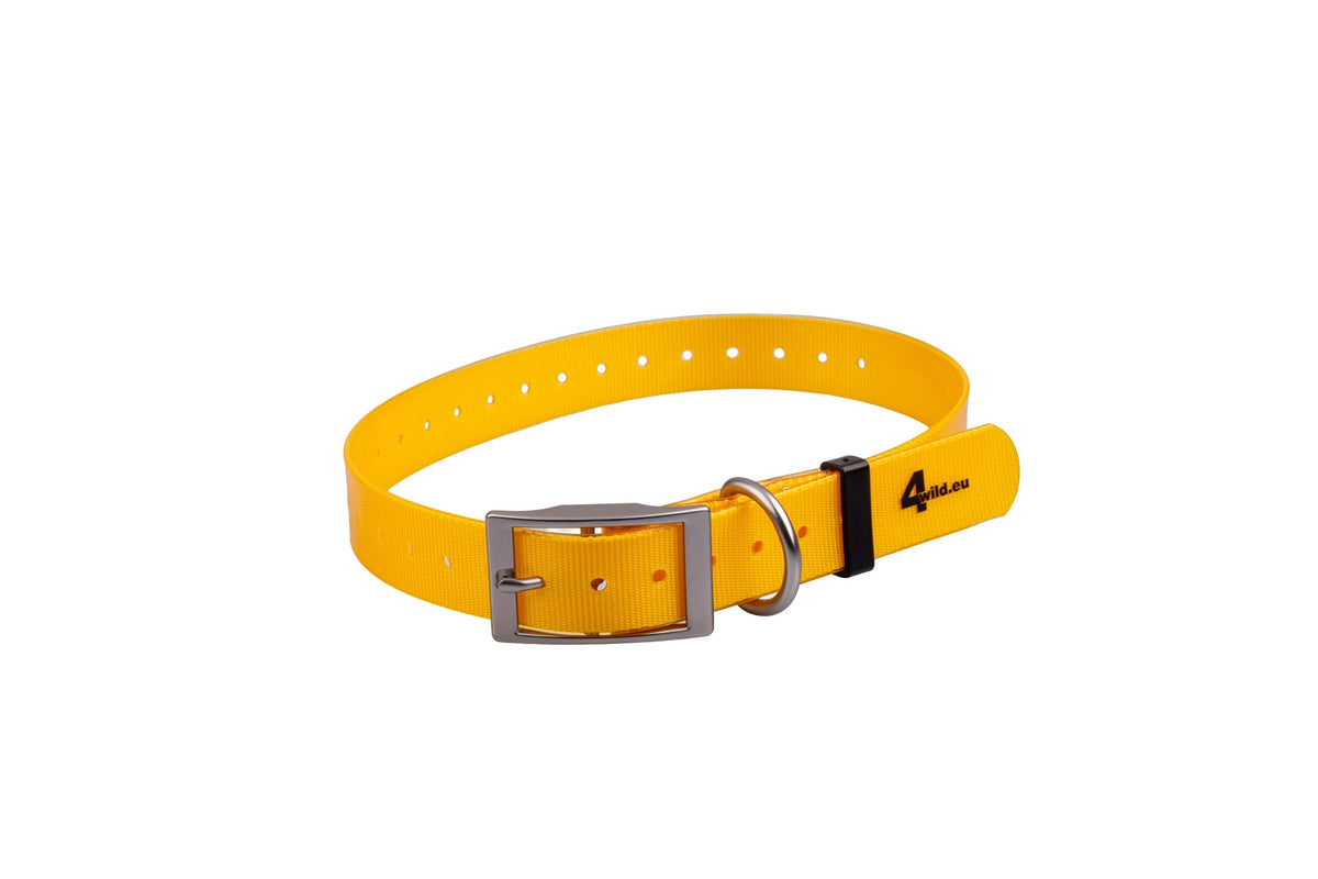 BioThane 25 mm collar for Garmin, eSEEK GPS and DogTrace – Gold