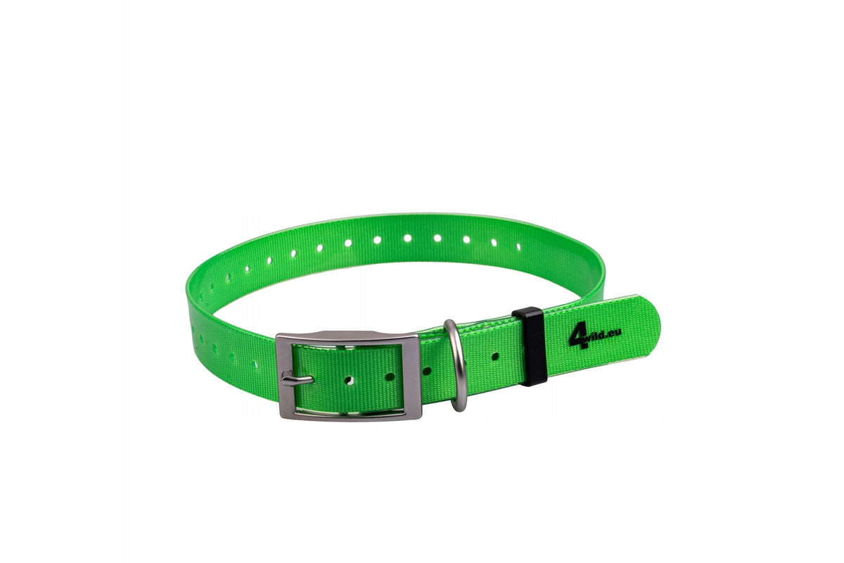 BioThane 25 mm collar for Garmin, eSEEK GPS and DogTrace – green