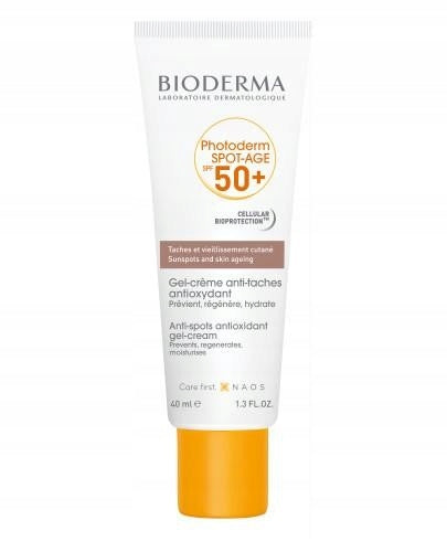 Gelinis veido kremas nuo saulės Bioderma Photoderm Spot-Age SPF 50+, 40 ml