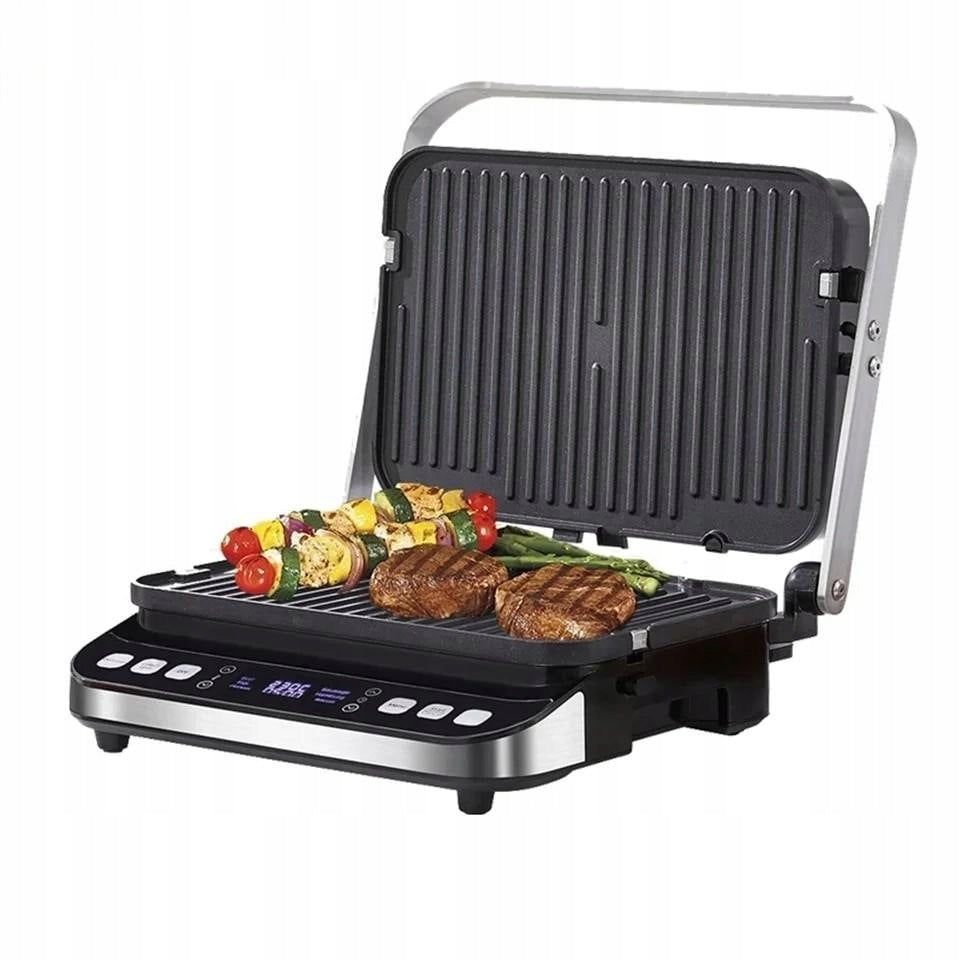 BioloMix BCG02D electric contact grill 2000W surface 310mm LCD 6 Brand Biolomix