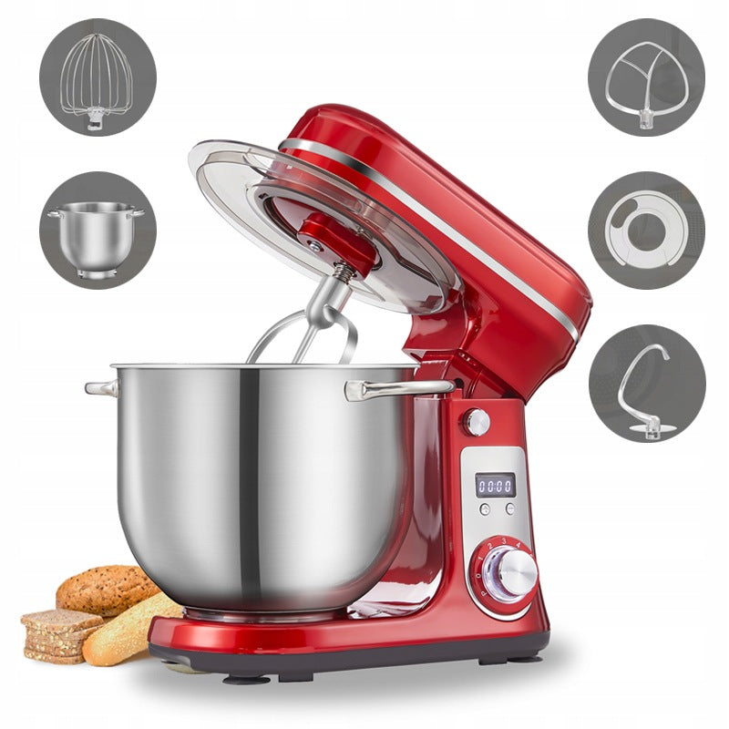 BioloMix BM601 Quiet Food Processor 6L Stainless Steel Power 1200W DC Motor