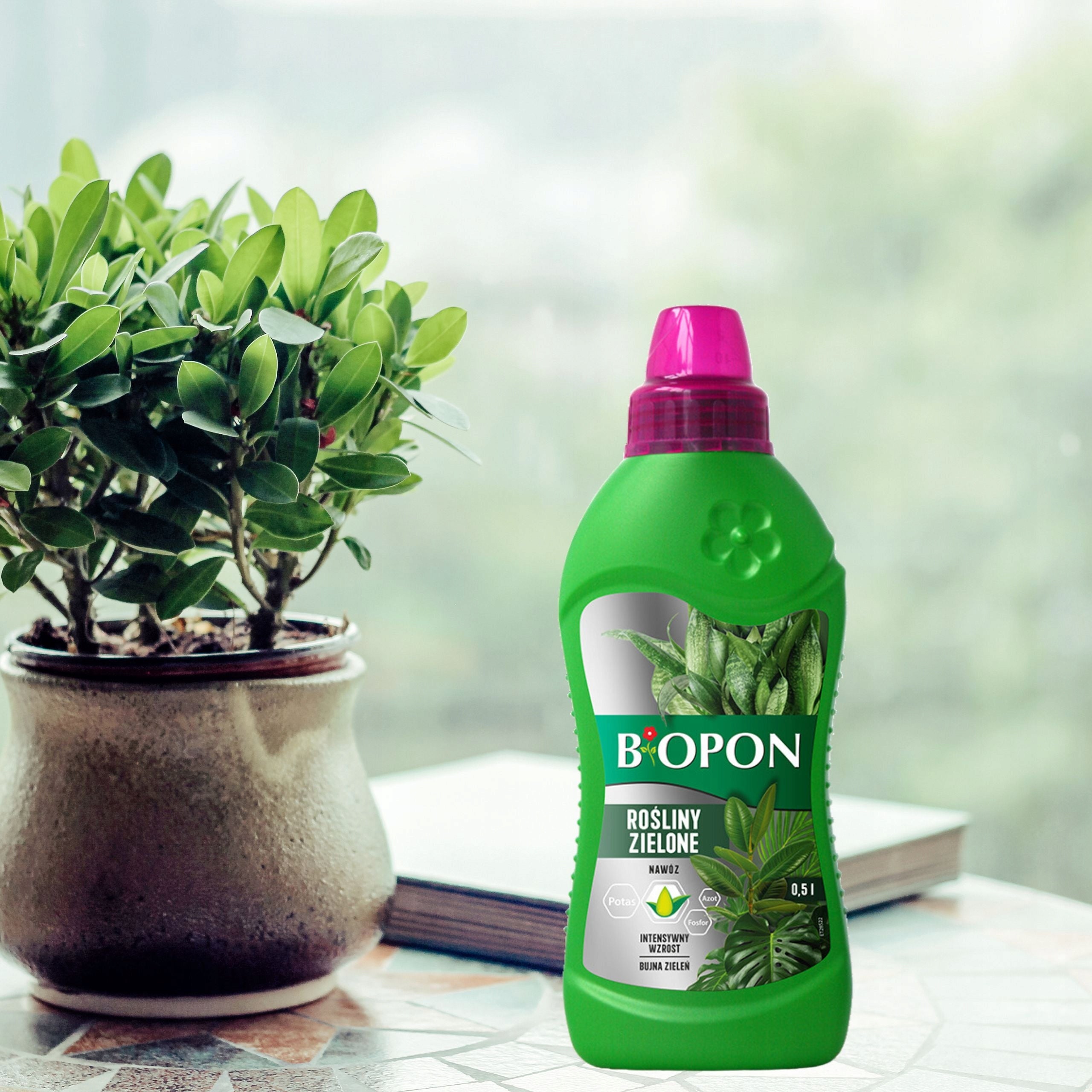 Biopon Liquid Green Plant Fertilizer 1l Lush Greenery Abundant Growth Manufacturer Bros