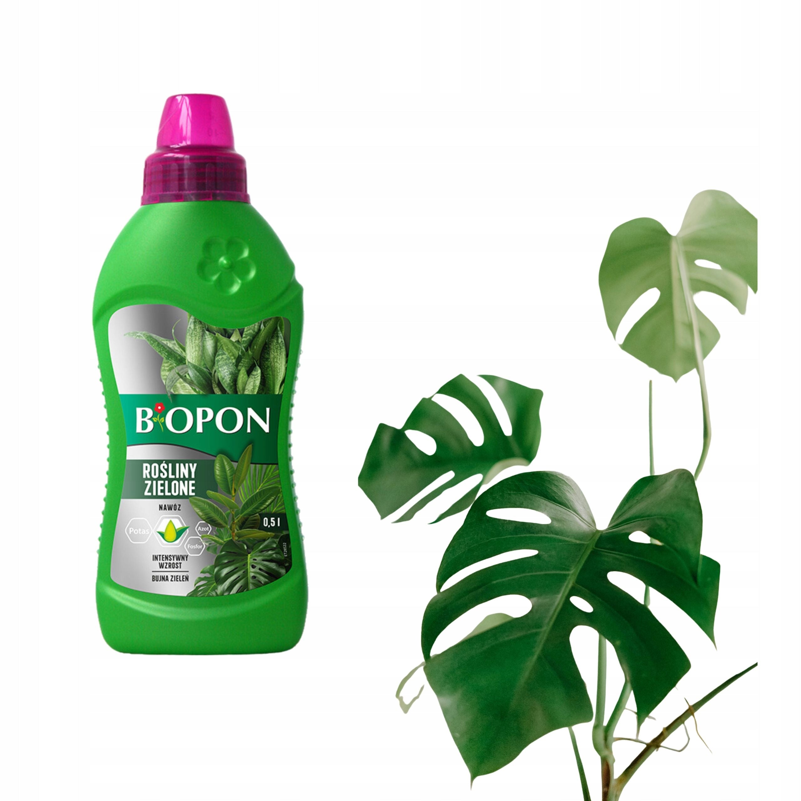Biopon Liquid Green Plant Fertilizer 1l Lush Greenery Abundant Growth Packaging status original