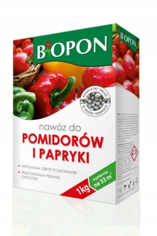 Biopon fertilizer for tomatoes and peppers Bopon 1kg Manufacturer Bros