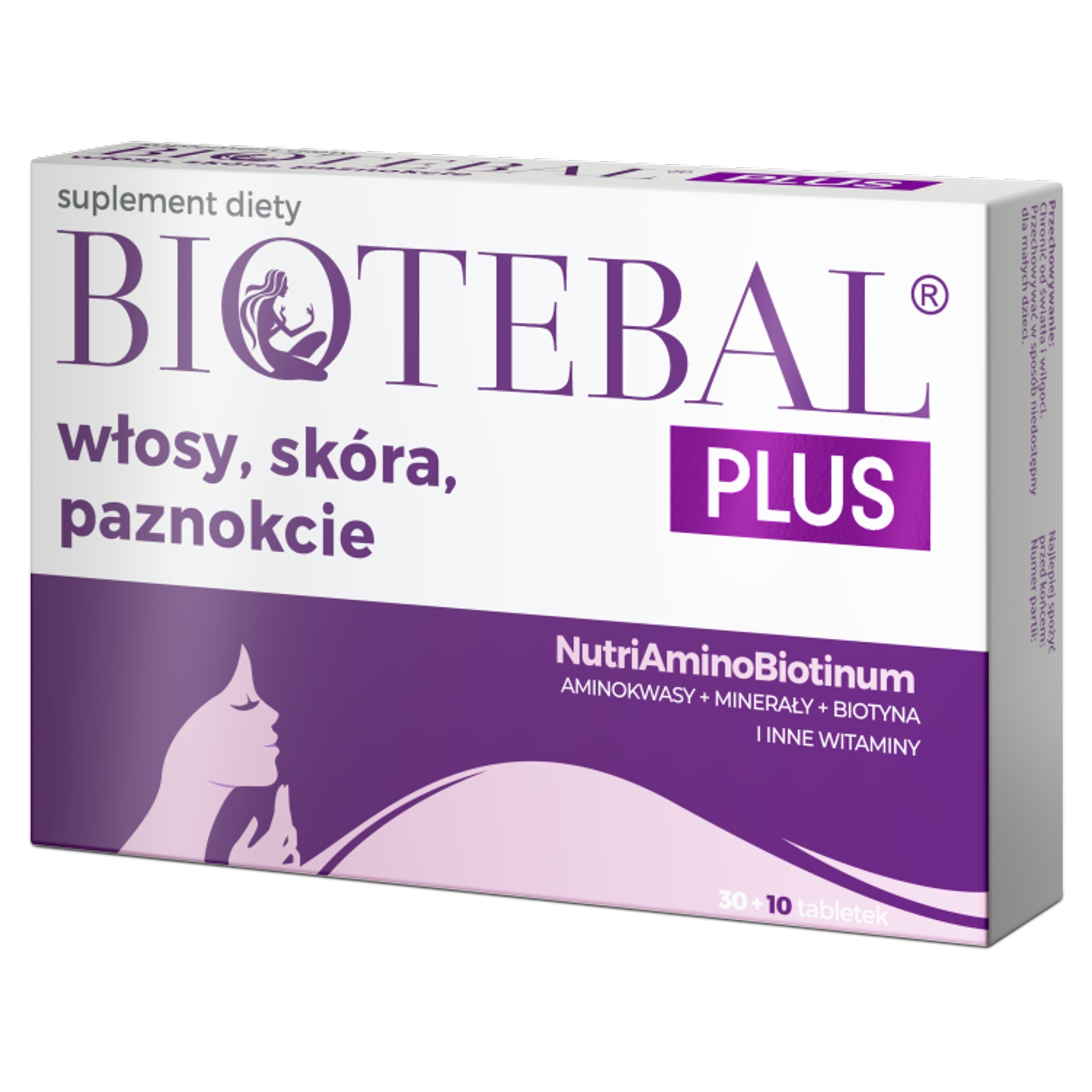Biotebal Plus 40tabl. hair, skin, nails 30 tabl. + 10tabl.