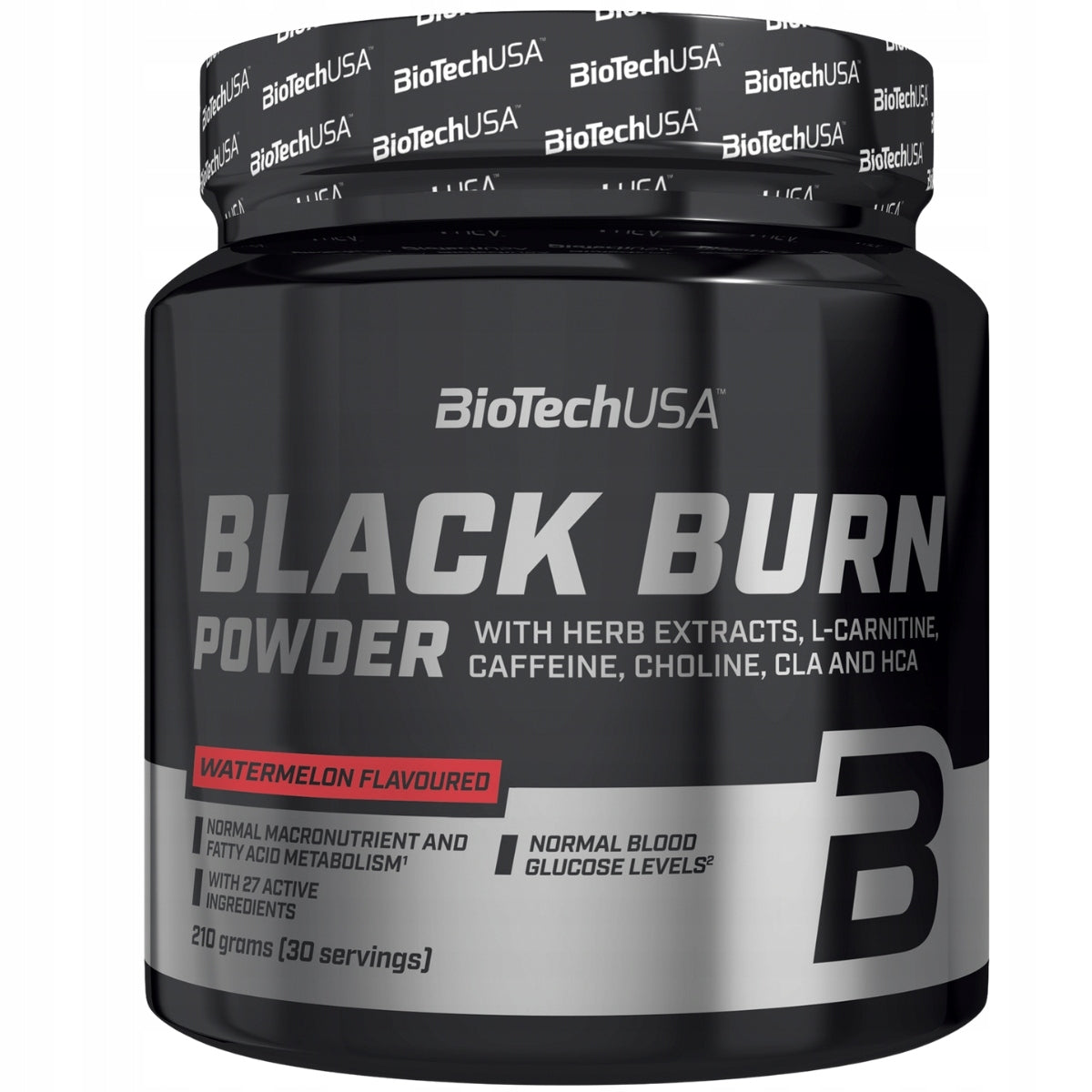 Biotech Black Burn 210g POWERFUL FAT BURNER | Watermelon Expiration date at least 1 year from the date of purchase