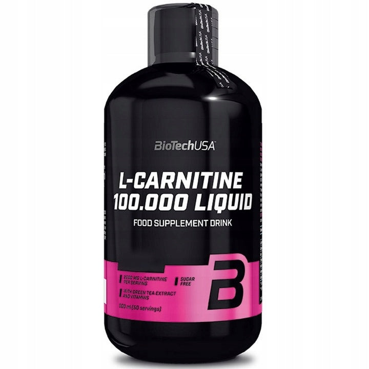 Biotech USA L-Carnitine 100.000 Liquid 500ml - Supplement for athletes
