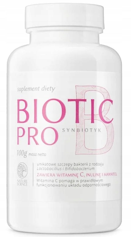 Biotic Pro Cocktail Synbiotic Powder 100g Nature Science