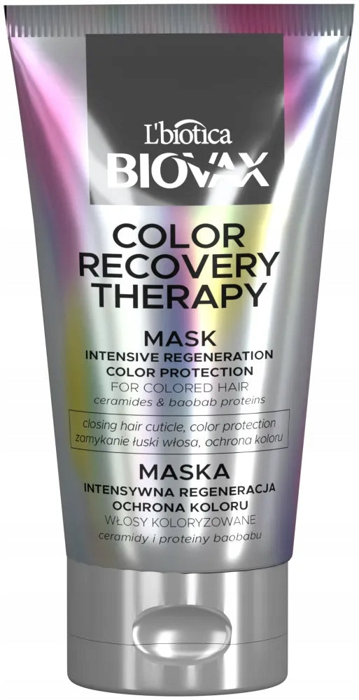 Biovax Color Recovery Therapy Mask Intensive Regeneration Farbschutz, 150 ml 