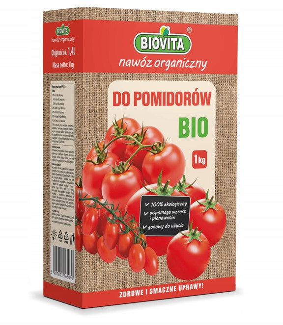 Biovita Organic fertilizer for tomatoes BIO granules 1kg Packaging status original