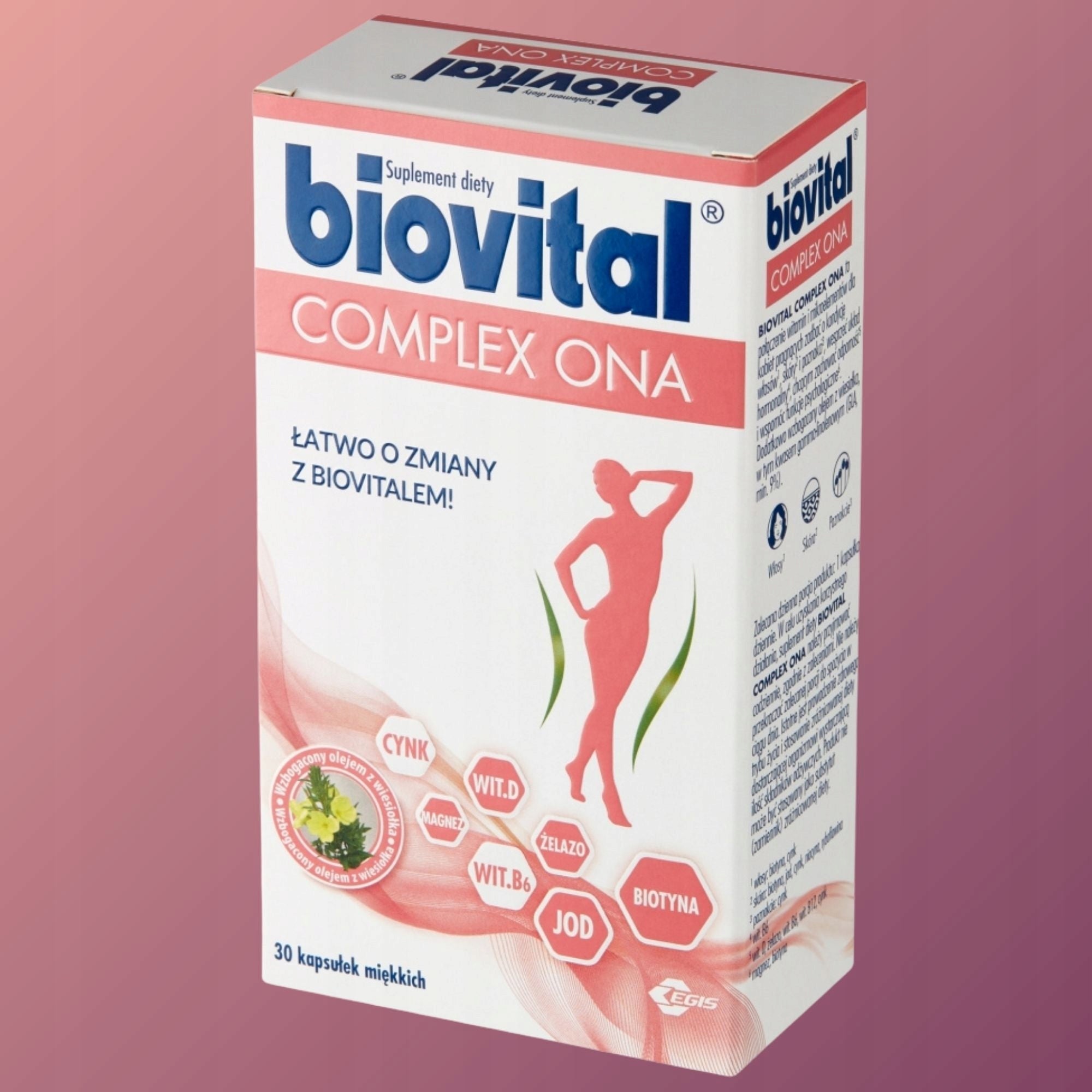 Biovital Complex Ona 30 capsules Brand Egis