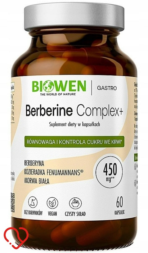 Biowen Berberine Complex+ 510 mg Berberine Mulberry White Fenugreek 60caps